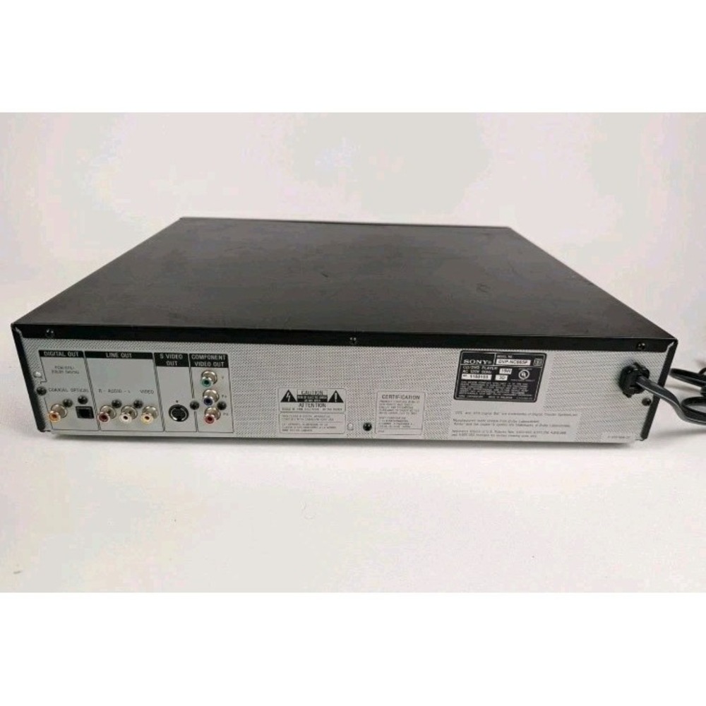 Sony DVP-NC665P  5-Disc Video DVD/CD Carousel Changer Player No Remote - Tested - Picture 5 of 8